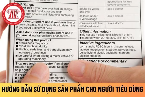 sách hướng dẫn sử dụng sản phẩm